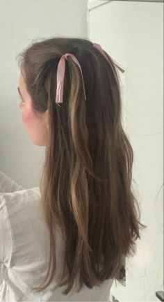 Ribbon Hairstyle, Hair Stylist Life, Hair Inspo Color