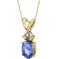 Enjoy the look of expensive jewelry with this 14 Karat Yellow Gold Tanzanite Pendant without breaking the bank. Prices are always factory direct. Style P9684 Jewelry Questions, Tanzanite Pendant, Blue Sapphire Pendant, Sapphire Necklace Pendants, Blue Topaz Bracelet, Tanzanite Diamond, Tanzanite Gemstone, Mom Jewelry, Expensive Jewelry