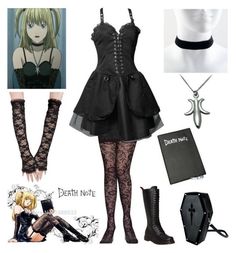 Look Grunge, Misa Amane, Anime Inspired Outfits, Halloween Costume Outfits, Casual Cosplay, Cute Cosplay, Grunge Goth, Gothic Outfits, Goth Outfits