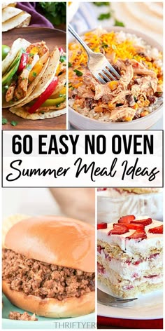 the ultimate summer meal ideas that are easy to make and delicious