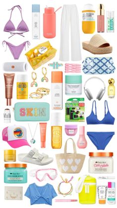 Preppy Essentials, Beachy Stuff, Preppy Gifts, Preppy Summer Outfits, Summer Skincare, Preppy Summer, Cute Preppy Outfits, Milk Makeup