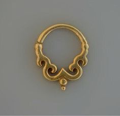 Solid Gold 14K Gold Septum Ring, Daith Earring, also fits Helix, Daith, Tragus, Cartilage Earring Jewelry, Tribal Unique Earring, available in 16g/18g oooo Septum rings are super on-trend jewelry. Find a septum ring that works best for your personality.  You could go subtle and rock a simple one, or you can go bold and wear one that's colorful! This septum ring, taken from my TRIBAL Collection, is made of 14k Solid Gold.  It is lightweight, comfortable and easy to wear, inspired by tribal ancient jewelry, this septum ring will add a perfect authentic touch to your everyday look, or super cool, bold style to your evening outfit. Upgrade your jewelry collection with this bright handcrafted piece of art or get it as a high-quality special gift for your loved one.  This design is perfect for a Gold Septum Piercing, Cute Septum Rings, Gold Septum Ring, Gold Septum, Daith Earring, Daith Jewelry, Unique Earring, Septum Rings, Helix Hoop