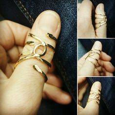 www.etsy.com/shop/JewelSplint Trigger finger thumb splint. Gold plated. Jewelry Bracelets Gold, Medical Devices