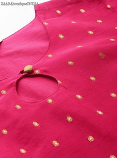 HAND CRAFTED KURTA SET DESCRIPTION *Pink and gold-toned self design kurta with trousers *Pink and gold-toned straight calf length kurta, has a keyhole neck, three-quarter sleeves, straight hem, side slits *Pink Solid trousers, has partially elasticated waistband, hook and eye closure *Fabric:- Top fabric: 100% Polyester Bottom fabric: 100% Cotton *Wash Care:- Hand-wash AVAILABLE IN 6 SIZES THEY ARE IN FOLLOWING MEASUREMENTS IN INCHES:- XS:- Bust-34/Shoulder-14/Top Length-46/Bottom Waist-30/Botto Party Dress Indian, Wedding Dress Women, Design Kurta, Women Party Dress, Kurti Set, Kurta Neck Design, Keyhole Neck, Dress Indian, Pink Solid