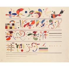 Succession 1935 Poster Print by Wassily Kandinsky Image 1 Nonobjective Art, Art Kandinsky, Kandinsky Art, Franz Marc, Wassily Kandinsky Paintings, Shapes And Colors, Tile Murals, Wassily Kandinsky, Exhibition Poster