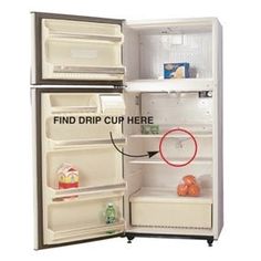 an open refrigerator with the door showing that it is empty and has no food inside