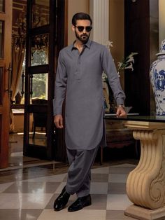 Here's a  --- **Welcome to My Shop - Wedding Kurta** Elevate your ethnic style with this stunning kurta pajama set, designed to give you the perfect traditional look for weddings and special occasions. Made from 100% rich cotton, this regular-fit outfit features a long, full-sleeved kurta in a striking blue color that exudes elegance and sophistication. **Key Features - **Material 100% Cotton for comfort and breathability - **Color Blue - **Length 40 inches - **Fit Regular fit with a classic, fu Pathani Colours For Men, Pathani Salwar, Hasnain Lehri, Pajama Men, Indian Jackets, Salwar Kameez Pakistani, Pakistani Kurta, Kurta Pajama Men, Gents Kurta Design