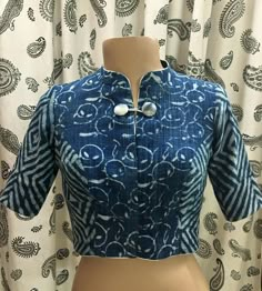 Indigo Prints, New Blouse Designs