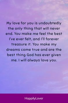 an image of a quote with the words, my love for you is unattended