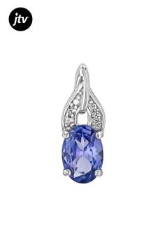 0.55ct Oval Tanzanite With 0.02ctw Round White Zircon Rhodium Over Sterling Silver Pendant.   Measures Approximately 0.56"L x 0.21"W. 3mm Bail. Lobster clasp with 2"extender. Accent stones primarily zircon. Diamond White Oval Jewelry With Birthstone, Oval Diamond White Jewelry With Birthstone, Oval Brilliant Cut Sterling Silver Gemstones, Oval Brilliant Cut Cubic Zirconia Gemstones, Diamond Jewelry With Accent Stones In Oval Pendant, Diamond Jewelry With Accent Stones Oval Pendant, Diamond White Oval Jewelry With Accent Stones, Oval Pendant Diamond Jewelry With Accent Stones, Oval Diamond Pendant With Accent Stones