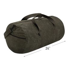 Rothco Waxed Canvas Shoulder Duffle Bag - 24 Inch OD Waxed Canvas Duffle Bag, Canvas Gym Bag, Canvas Duffle Bag, Gym Essentials, Theatre Costumes, Personal Belongings, Oil Treatments, Waxed Canvas, Large Canvas