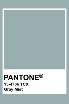 the pantone color is light blue and has a white square on it, with an extra