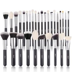 Indulge in Luxury Makeup Application with Professional 30PCS Black Makeup Brushes Set Enhance your makeup routine with the ultimate toolset: the Professional 30PCS Black Makeup Brushes Set. Crafted with precision and finesse, these brushes elevate your makeup application to an art form. Whether you're a makeup enthusiast, a budding artist, or a seasoned professional, this comprehensive set fulfills all your beauty needs. Unleash your creativity and achieve flawless looks effortlessly with our di Black Makeup Brushes, Makeup Brushes Set, Makeup Brush Set Professional, Precision Tools, Stunning Makeup, Black Makeup, Puppy Supplies, Makeup Game, Luxury Makeup