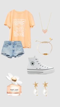 Cute School Appropriate Outfits Summer, Teen Girl Summer Outfits, Teen Summer Outfits, Teen Summer Fashion, Cute Middle School Outfits, Preppy Outfits For School, Simple Outfits For School, Preppy Stuff