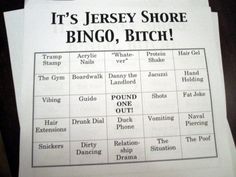 Jersey Shore Drinking Game, Jersey Shore Bachelorette Party Theme, Jersey Shore Bachelorette Party, Jersey Shore Birthday Party, Shore Store