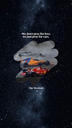 a poster with the words we don't pray for love