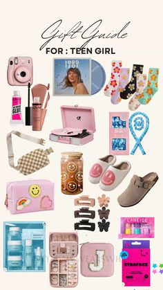 Gift guide gifts for the teenage girl teen girl gifts for her gift ideas best friend gifts Asthetic Gifts For A Girl, Teen Girl Xmas Gift Ideas, B Day Gift Ideas For Teens, Unique Christmas Presents, Gifts For Teens Girls Birthday, Teen Gifts For Christmas, Presents For Teenage Girls Gift Ideas, Gift Ideas For 14th Birthday Girl