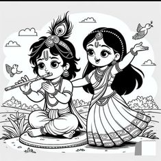 Pencil Sketches Easy, Childhood Memories Art, Pencil Drawing Images, Krishna Drawing, Easy Cartoon Drawings, Pencil Sketch Images, Easy Love Drawings, Cool Pencil Drawings, Krishna Janmashtami