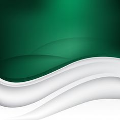 an abstract green and white background with wavy lines on the bottom right corner is shown