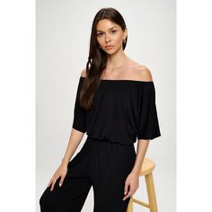 Our Joy Off-the-shoulder Jumpsuit with pockets is all you need to make a fashion statement at any occasion. This jumpsuit features a flattering off-the-shoulder neckline that adds a touch of femininity and elegance. The wide leg design not only elongates your silhouette but also ensures a comfortable and relaxed fit. Dress it up with statement accessories and heels for a night out on the town, or pair it with sneakers and a denim jacket for a more casual, daytime look. The possibilities are endl Jumpsuit With Pockets, Statement Accessories, Leg Design, Fit Dress, Wide Leg Jumpsuit, Fashion Statement, Off The Shoulder, Night Out, Denim Jacket