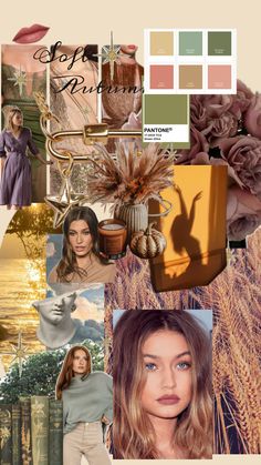 Autumn Pallet, Angelic Style, Sage Green Kitchen, Cozy Clothes, Autumn Palette, True Summer, Seasonal Color Analysis