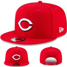 gwbks                                                                            This Listing is for a brand new with tags Authentic New Era Cincinnati Reds 950 Snapback Hat MLB League Basic Classic Red Cap Brand New, Original Tag Attached  Material: 100 % Polyester  High Profile, MLB Classic Official Game Cap   Grey Colorway Underneath Brim of Hat  Has a thick, Durable Panel Material  NBA Authenticity Sticker Under the Brim  100% Authentic Merchandise, Factory Direct   Classic New Era NBA 950 S Red Sports Flat Cap, Red Flat Cap For Sports, Red Flat Crown Baseball Cap For Baseball Season, Red Snapback Flat Cap For Sports, Red Flat Cap For Baseball Season, Red Fitted Hat For Sports With Flat Crown, Red Fitted Hat With Flat Crown For Sports, Red Baseball Cap With Flat Crown For Sports Events, Red Baseball Cap For Sports Events