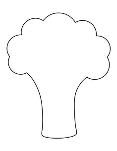 a black and white image of a broccoli head