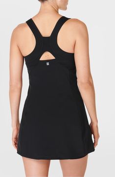 This sporty dress features sweat-wicking Power Pro fabric so you perform at your best, while the built-in shorts with drop-in pockets keep you feeling secure. 32" length; 4" inseam; 18" leg opening (size Medium) Scoop neck Racerback Built-in bra with removable cups Interior brief with side drop-in pockets 62% polyamide, 38% elastane Lined Machine wash, dry flat Imported Feeling Secure, Contemporary Accessories, Sporty Dress, Sport Dress, Sweaty Betty, Designer Clothes For Men, Women's Summer Fashion, Nordstrom Dresses, Athletic Women