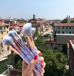 Venice views & Marble brushes make the chicest combo 🖤💫 Cruelty free 🐰Shop the full Marble Collection Set for £34.99 on girlswithattitude.co.uk #gwalondon Girl Attitude, Makeup Tools, Free Shopping, Brush Set, Cruelty Free, Venice