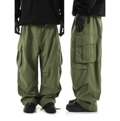 RT No. 11276 WIDE STRAIGHT BAGGY CARGO PANTS 135 Lbs, Spring Outfits Men, Baggy Cargo Pants, High Heel Sneakers, Cargo Style, New Pant, Suit Vest, Slim Fit Shorts, Isle Of Man