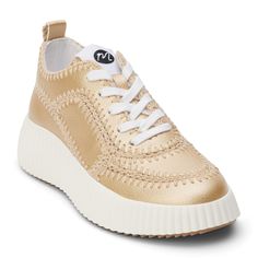 PRICES MAY VARY. Synthetic upper Textile lining Padded insole Lace up closure 2 inch heel Vegan, Platform Sneaker With Patchwork Style Detail. Trending Flats, Gold Platforms, Platform Sneaker, Boot Accessories, Wedge Sneakers, Platform Wedge, Girls Boots, Platform Sneakers, Boots For Sale