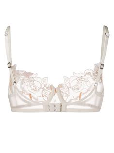 Bra Items, Scallop Edge, Agent Provocateur, Ivory White, Lace Bra, All Brands, Lace Detail, Floral Lace, Shoulder Straps