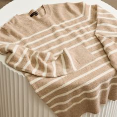 This one put us on the map for quality (and affordable) cashmere. We love the classic crew design that’s timeless and fits beautifully. Lightweight, soft, and cozy, it’s the perfect sweater for just about any time of year and occasion. Plus it’s available in 22 colors and patterns so you can pick up more than a few to style as you wish. The Mongolian Cashmere Crewneck Sweater, always affordably priced at $50. Cashmere Clothes, 100 Grade, Perfect Sweater, Camel Sweaters, You Deserve It, Cashmere Sweater, Crewneck Sweater, Quince, Cashmere Sweaters