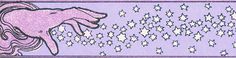 Comic-style art of an open hand in side view, with white stars flowing from the turned-down palm. The hand and swirling magic at its wrist are lavender with thick black lines. The background is lavender. The image has a paper-like texture. Witchcraft 101, Mötley Crüe, A Unicorn, Twilight Sparkle, Pics Art, A Horse, Pretty Pictures, The Wind, Everyday Life