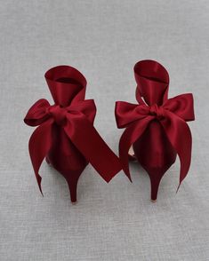 Burgundy Satin Pointy Toe Heels With WRAPPED SATIN TIE, Wedding Shoes, Bridesmaids Shoes, Evening Shoes, Holiday Shoes - Etsy Fitted Satin Bow Heels With Round Toe, Fitted Heels With Satin Bow And Round Toe, Party Heels With Satin Bow And Low Heel, Evening Heels With Ribbon Ankle Tie, Evening Heels With Ankle Tie Ribbon, Formal Ankle Tie Heels With 4-inch Heel, Satin Heels With Ankle Tie And Bow, Ankle Tie Heels With Satin Bow, Satin Heels With Ankle Tie And Satin Bow