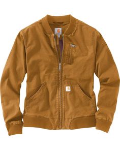 PRICES MAY VARY. 8-ounce, 98% cotton/2% spandex canvas Rugged Flex durable stretchtechnology for ease of movement Mesh lining Rib-knit cuffs, collar,and waistband Two lower-front pockets Homestead Clothing, Carhartt Jacket Outfit, Carhartt Womens Jacket, Flex Seal, Chill Style, Carhartt Style, Carhartt Womens, Buy List, Safety Clothing