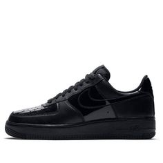 (WMNS) Nike Air Force 1 Low '07 'Triple Black' AH0287-001 (AF1/SNKR/Women's) Modern Black Nike Air Force 1 For Sports, Black Modern Nike Air Force 1 For Sports, Modern Black Nike Air Force 1 For Streetwear, Nike Air Force 1 Low, Triple Black, Air Force 1 Low, Nike Air Force 1, Air Force 1, Nike Air Force