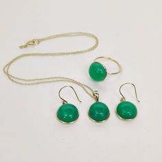 You can choose your own gem in my store. Let me know if you would like to see options Details of the pendants: Chrysoprase pendant Stone Weight: 7.10 carats Stone size and shape: 12 mm and round Metal: GOLD Purity: 14K (58.33%) approx Gold Weight: 0.51 grams Gross Weight: 1.93 grams Chrysoprase necklace pendant. These pendants are absolutely perfect for daily wear as they are light and definitely stylish This dainty pendant can be used in layers with other pendants. The initial price is for pend Fine Jewelry In Yellow Gold With Chalcedony, Yellow Gold Chalcedony Jewelry Gift, Fine Green Jade Jewelry, Elegant Jewelry With Natural Stones And Chrysoprase, Elegant Chrysoprase Jewelry With Natural Stones, Formal Green Onyx Gemstone Jewelry, Yellow Gold Jade Jewelry With Cabochon, Formal Jewelry With Natural Chalcedony Stones, Formal Chalcedony Jewelry With Natural Stones