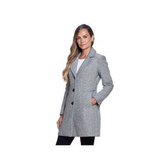 Polished winter style is yours with this women's wool-blend coat by Gallery.Finding the perfect fit and size for women's clothing requires basic measurements of your chest, waist, hips and inseam. Use this guide to learn more about sizing and everything Kohl's has to offer in women's fashion. Tweed design Button front Long sleeves Wool-blend construction 2 pocketsFIT & SIZING Designed to hit just below the knees HeavyweightFABRIC & CARE Polyester, wool Lining: polyester Dry clean Imported Size: Elegant Notch Lapel Outerwear For Cold Weather, Elegant Fitted Sweater Coat For Cold Weather, Elegant Fitted Sweater Coat, Fitted Sweater Coat For Cold Weather, Elegant Wool Sweater Coat For Cold Weather, Classic Wool Coat For Cold Weather, Elegant Winter Sweater Coat For Business Casual, Elegant Sweater Coat For Business Casual In Winter, Winter Wool Sweater Coat For Business Casual