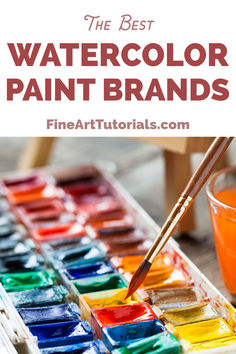 the best watercolor paint brands for beginners to learn how to use their paints