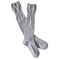 Women's Knee High Socks Solid Grey Check - Xhilaration Comfortable Fitted Knee-high Hosiery, Comfortable Fitted Gray Socks, Casual Fitted Gray Stockings, Gray Stretch Knee-high Hosiery, Stretch Gray Knee-high Hosiery, Gray Fitted Knee-high Socks, Womens Knee High Socks, Knee High Socks, High Socks