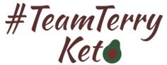 the teameryy keto logo has an avocado on it's side