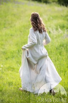 Medieval Long Sleeve Linen Dresses, Fitted Linen Dresses For Larp, Peasant Dresses For Medieval Festivals, Medieval Long Sleeve Prairie Dress, Long Sleeve Dress For Larp, Bohemian Dresses For Larp, Peasant Dresses For Larp, Medieval Long Sleeve Linen Dress For Larp, Fitted Linen Medieval Dress