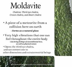 Moldavite Crystal, Mineral Stone