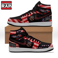 Lynyrd Skynyrd Fans Gift Air Jordan 1 Hightop Shoes Unlock the perfect blend of style and nostalgia with the Lynyrd Skynyrd Fans Gift Air Jordan 1 Hightop Shoes. This exclusive footwear celebrates the legendary Southern rock band, Lynyrd Skynyrd, and is designed for both admirers of the music and sneaker enthusiasts. With a sleek design that embodies true rock and roll spirit, these shoes are an essential addition to any fan’s collection. Crafted by Nike under the iconic Jordan brand, thes Streetwear Fade-resistant Jordan Shoes, Fade-resistant Lace-up Jordan Shoes For Streetwear, Custom Lace-up Synthetic Sneakers For Streetwear, Jordan Synthetic Streetwear Shoes, Jordan Streetwear Shoes With Rubber Sole, Jordan Shoes With Rubber Sole For Streetwear, Synthetic Jordan Shoes With Rubber Sole For Streetwear, Synthetic Round Toe Jordan Shoes For Streetwear, Fade-resistant Synthetic Jordan Lace-up Shoes