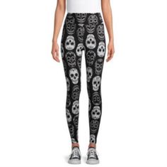 Ebay Template * Halloween No Boundaries Juniors High Rise Leggings Size Xxl (19) No Boundaries Juniors High Rise Halloween Leggings Size Xxl (19) Fitted Casual Pants For Halloween, Black Halloween Loungewear Pants, Black Skull Print Bottoms For Fall, Black Stretch Pants For Halloween, Fitted Skull Print Leggings For Halloween, Black Skull Print Bottoms For Halloween, Fitted Black Leggings With Skull Print, Halloween Stretch Skull Print Leggings, Black Skull Print Leggings For Halloween