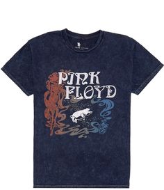 From Junk Food&#x2C; this T-shirt features:Crew neckShort sleeveGraphic logo (Pink Floyd Art Nouveau) on front Pullover constructionSquare hemCottonMachine wash/tumble dryImported. Art Nouveau Graphic, Pink Floyd Art, Logo Pink, Mens Tee Shirts, Dillard's, Quality T Shirts, Pink Floyd, Junk Food, Mens Tees