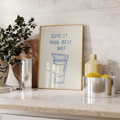 Give It Your Best Shot Print Bar Art Print Liquor Poster Modern Bar Cart Wall Art Vodka Poster Tequila Print  Wall Art 1 Print 1506042365 Posters For Apartment, Vodka Poster, Liquor Poster, Tequila Print, Bar Cart Wall, Modern Bar Cart, Bar Cart Styling, Christian Posters, Car Wall Art