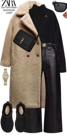 Dramatic Winter Outfit, All Saints Outfits Women, Fall Winter Outfits 2025 Trends, Christmas Day Outfit Women Classy, Winter Outfits 2024 Fashion Trends Women, Fall Outfits Classy Elegant, Wintertime Outfits, Cold Weather Style, Winter Fashion Looks