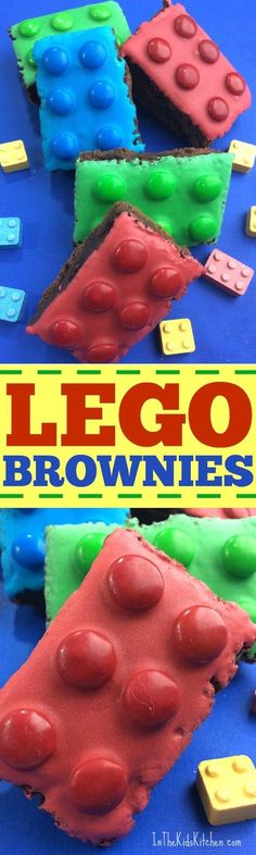 the lego brownies are made out of plastic bricks